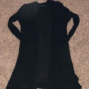 Black cardigan
